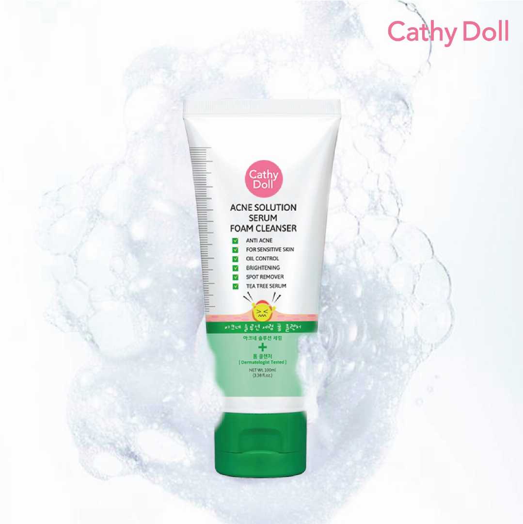 Cathy Doll Acne Solution Serum Foam Cleanser 100ml